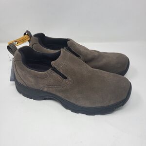 L.L. Bean Women Size‎ 10 Vibram Artic Grip Slip On Moccasins Shoes Winter New
